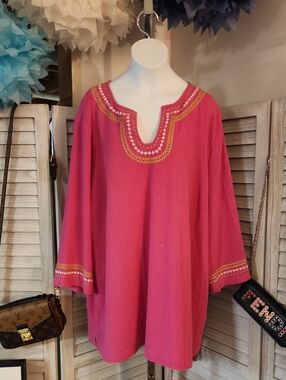 D&Co. Brand Gauze Bloue